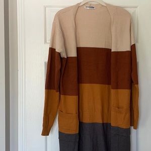 Ecowish striped cardigan